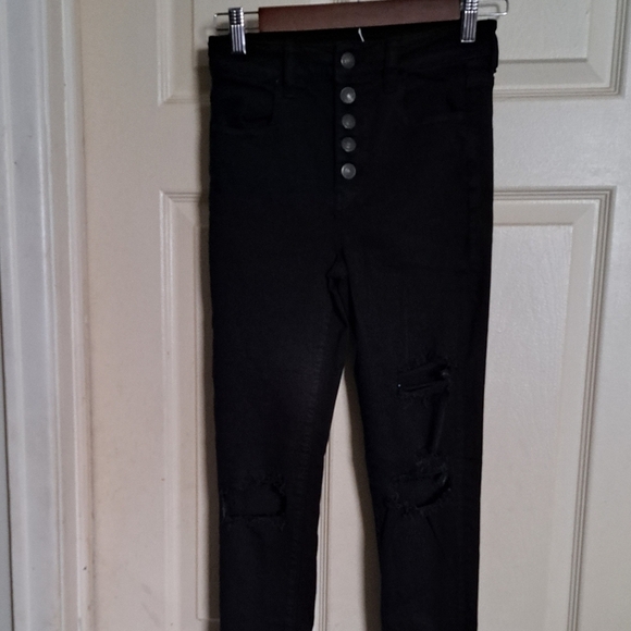 American eagle Distressed Jeans Size Juniors 00 - Picture 1 of 9
